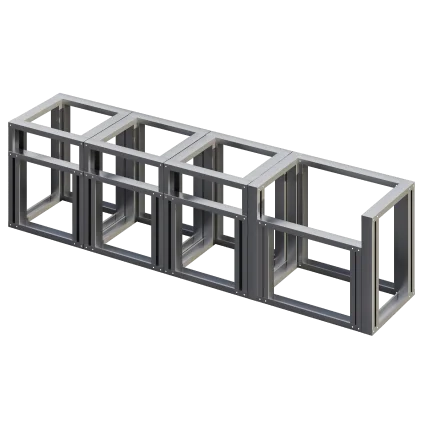 Piece Cabinet Set 130 in