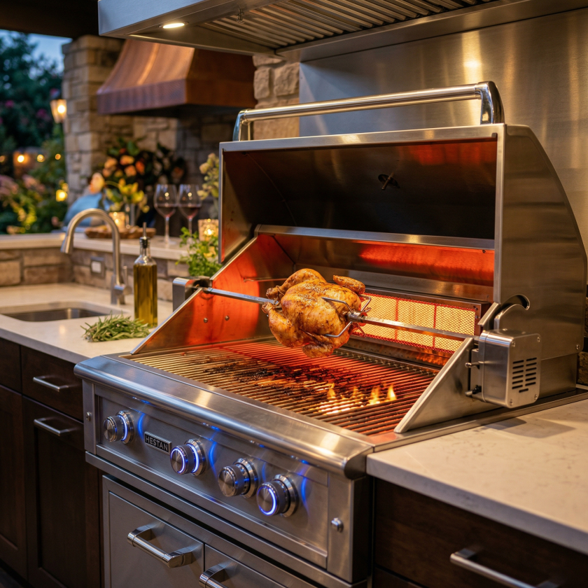 How to Use a Gas Grill Rotisserie for Juicy, Even-Cooked BBQ
