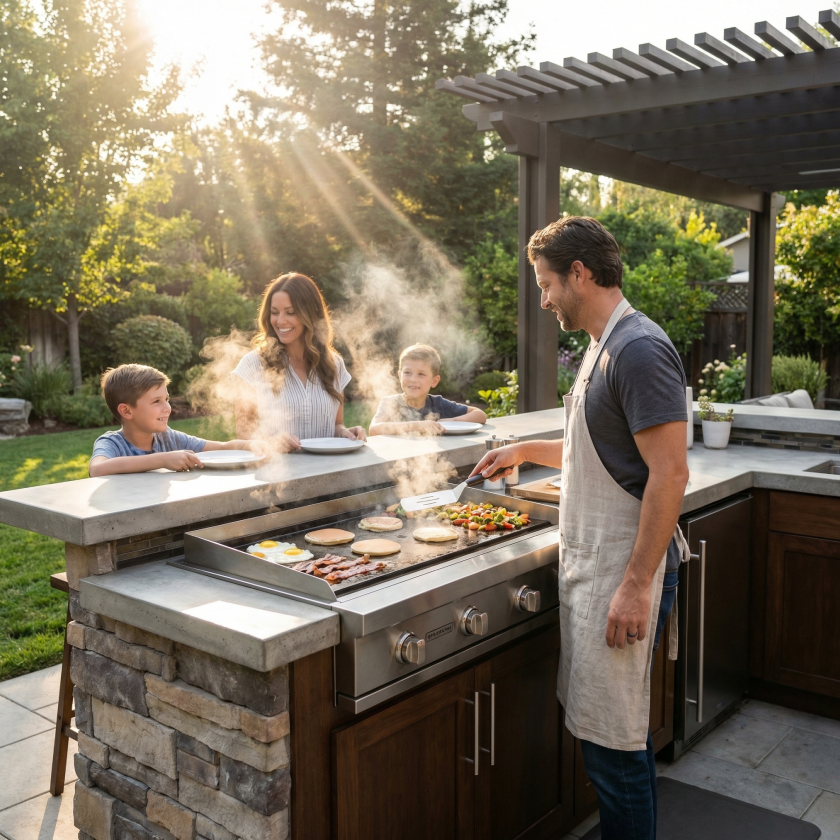 How to Cook on a Gas Griddle: Flat Top Grill Cooking Tips