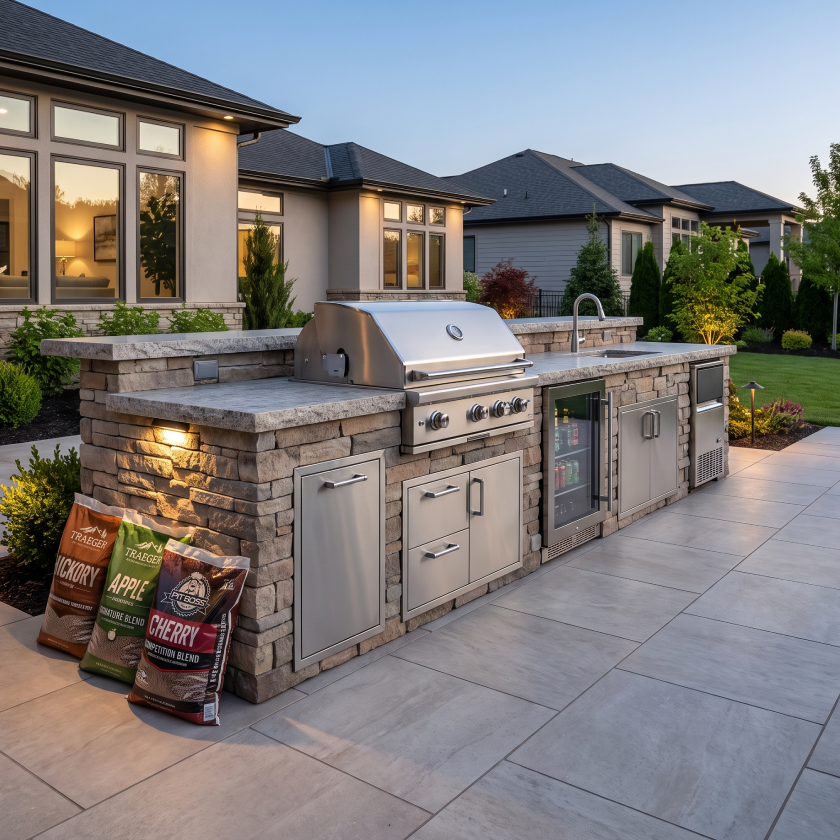 Wood Pellet Comparison Guide for Outdoor Kitchens